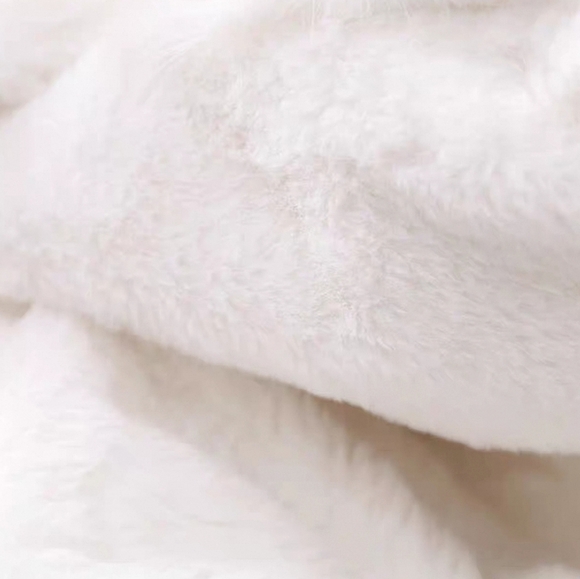 Hello Kitty Inspired Fuzzy Hat with Red Bow & Pom-Poms - Picture 6 of 10